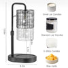 Woven Textured Glass Candle Warmer Lamp