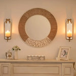 Gold Metal Bow Wall Sconce
