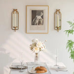 Gold Metal Bow Wall Sconce