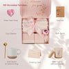 Pink Spa Relaxation Gift Basket with Blanket