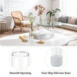 Glass Bud Vase with Silicone Case