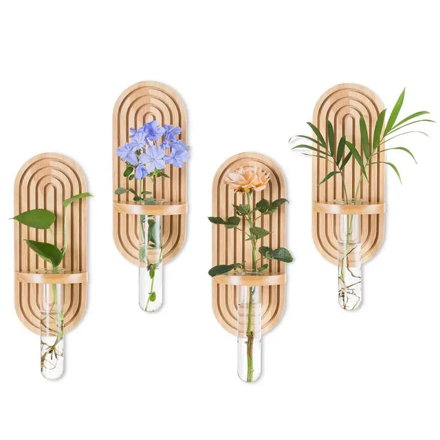 Boho Glass Wall Planter