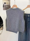 Sleeveless Knit Vest
