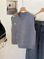 Sleeveless Knit Vest