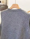 Sleeveless Knit Vest