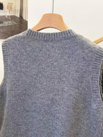 Sleeveless Knit Vest