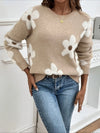 Floral Knit Sweater