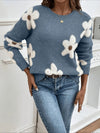 Floral Knit Sweater