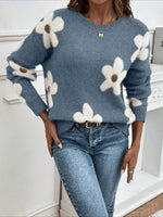 Floral Knit Sweater