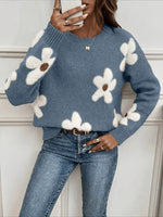 Floral Knit Sweater