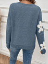 Floral Knit Sweater
