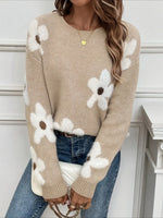Floral Knit Sweater