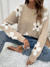 Floral Knit Sweater