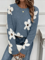 Floral Knit Sweater