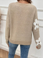 Floral Knit Sweater
