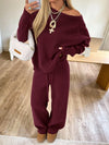Loose Fit Knit Loungewear Set