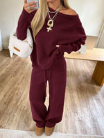 Loose Fit Knit Loungewear Set