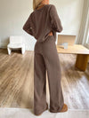 Loose Fit Knit Loungewear Set
