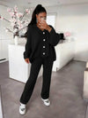 Relaxed Knit Matching Set