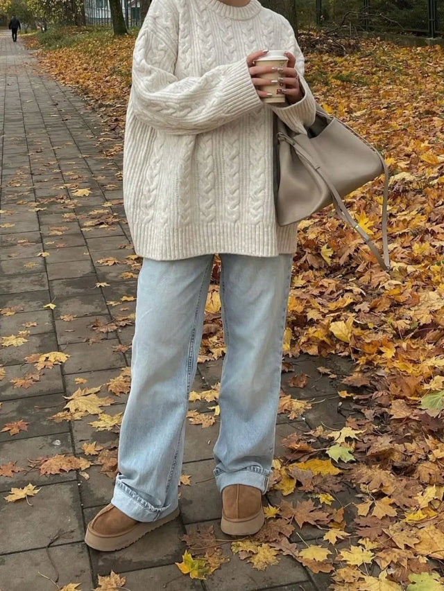 Loose Fit Knitted Sweater