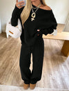 Casual Knit Sweater Set