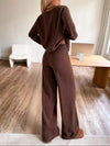Casual Knit Sweater Set