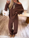 Casual Knit Sweater Set