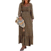 Floral Smocked Beach Maxi Dress