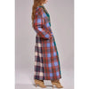 Studio Multi Plaid Trench Jacket