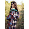 Studio Multi Plaid Trench Jacket