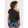 nuuds Vintage Cotton Off The Shoulder T-Shirt