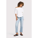 nuuds Vintage Cotton Off The Shoulder T-Shirt
