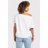 nuuds Vintage Cotton Off The Shoulder T-Shirt