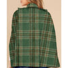 Womens Plaid Cape Jacket