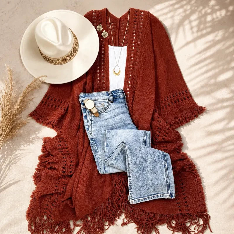 Cozy Bohemian Ruana