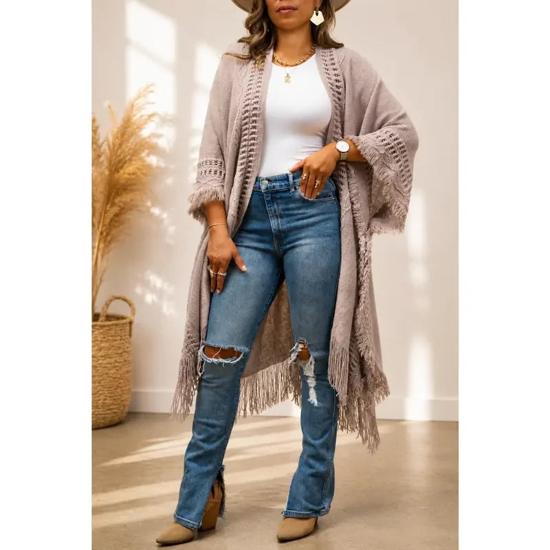 Cozy Bohemian Ruana