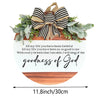 Christian Wooden Door Sign