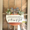 Christian Wooden Door Sign