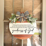 Christian Wooden Door Sign