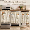 Farmhouse Ruffled Linen Oven Cover