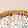 Elliptical Rattan Storage Tray