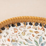 Elliptical Rattan Storage Tray