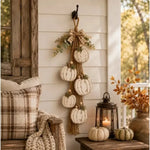 Farmhouse Autumn Pumpkin Wall Hanging