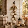 Farmhouse Autumn Pumpkin Wall Hanging