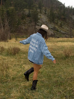What a Friend In Jesus Denim Jacket