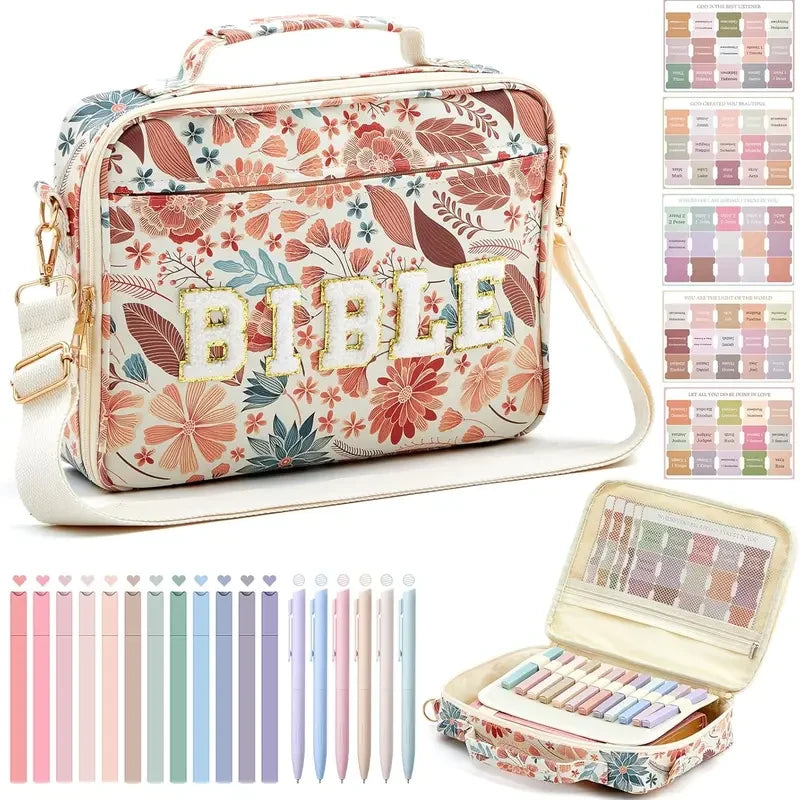 Gejoy Leather Bible Bag