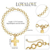 Chunky Gold Cross Necklace