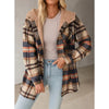 Fleece Plaid Hooded Shacket