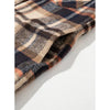 Fleece Plaid Hooded Shacket