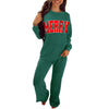 Corded Velvet Christmas Lounge Set
